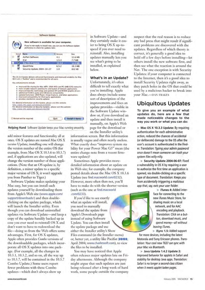 MacWorld0502February2005 — page 17
