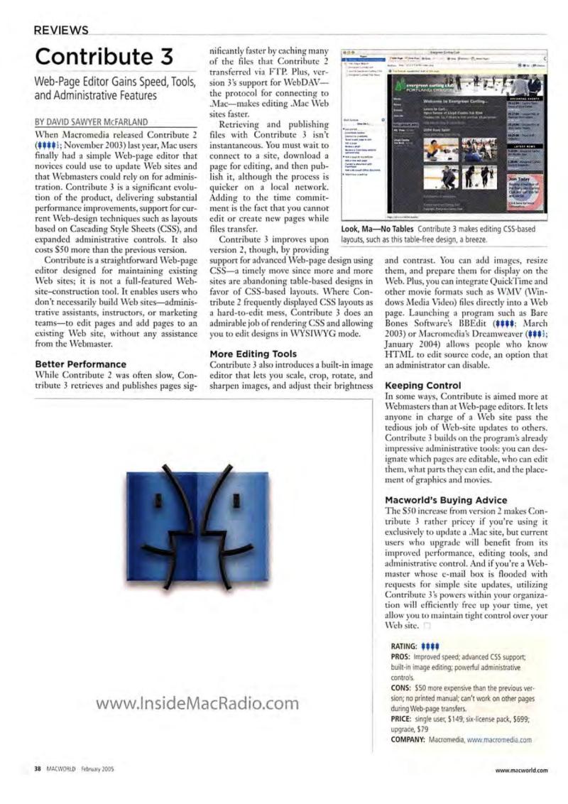 MacWorld0502February2005 — page 40