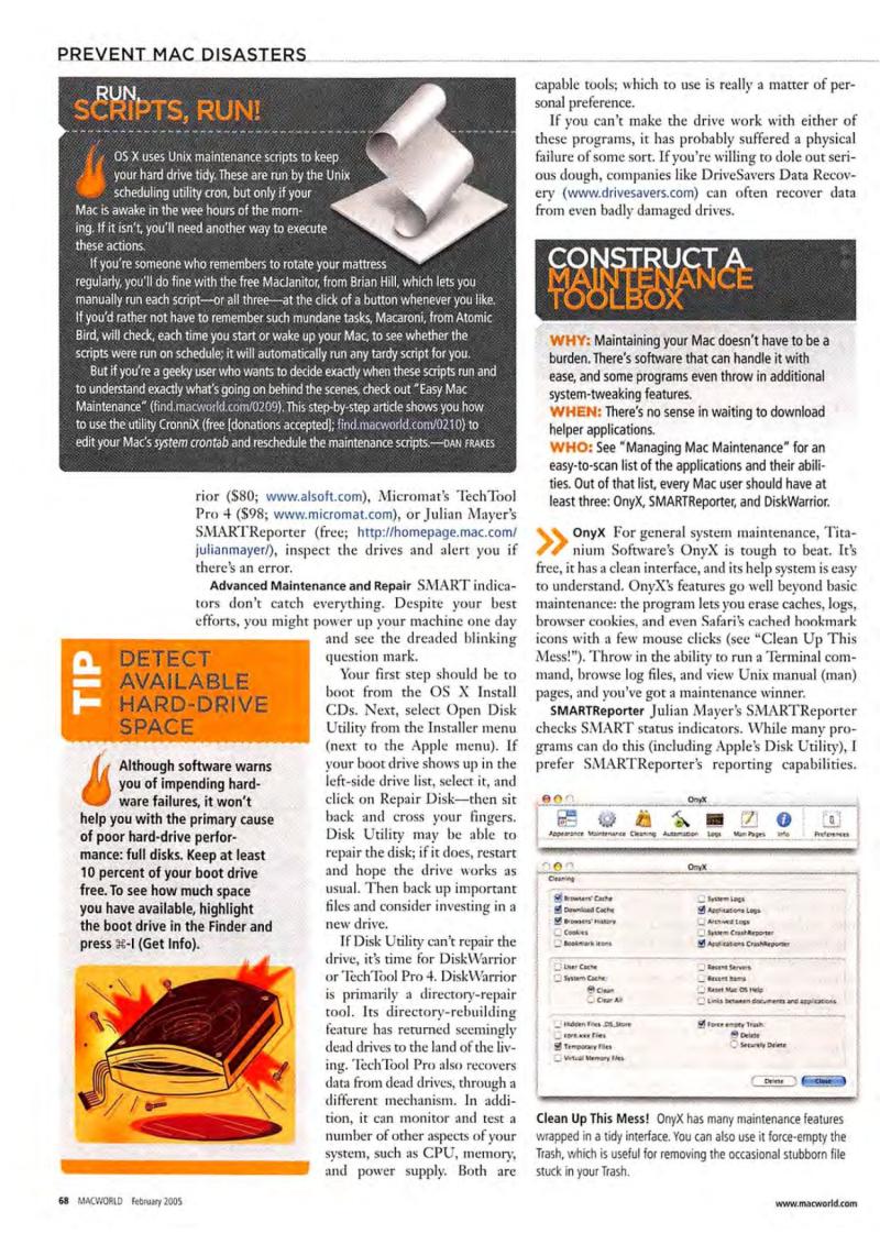 MacWorld0502February2005 — page 70