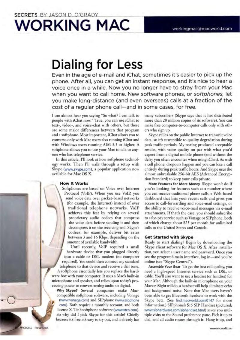 MacWorld0502February2005 — page 80