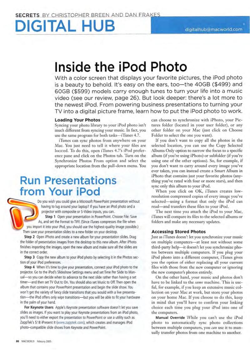 MacWorld0502February2005 — page 82