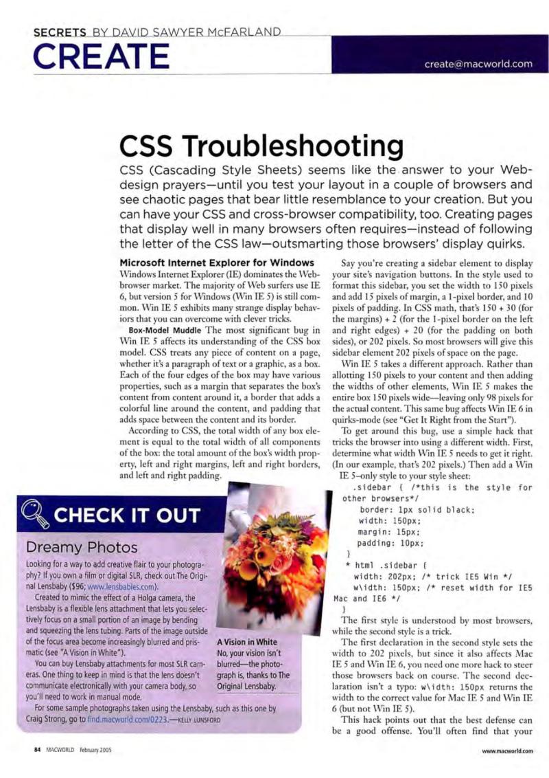 MacWorld0502February2005 — page 86