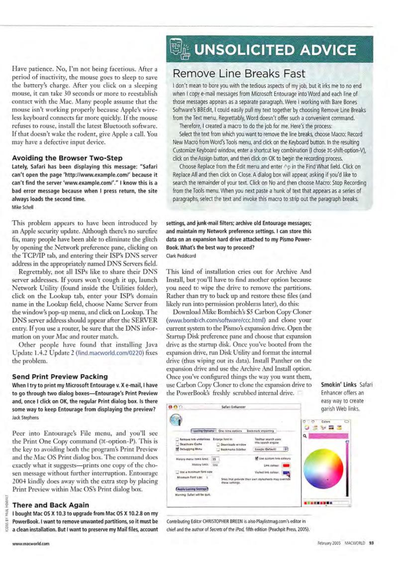 MacWorld0502February2005 — page 95