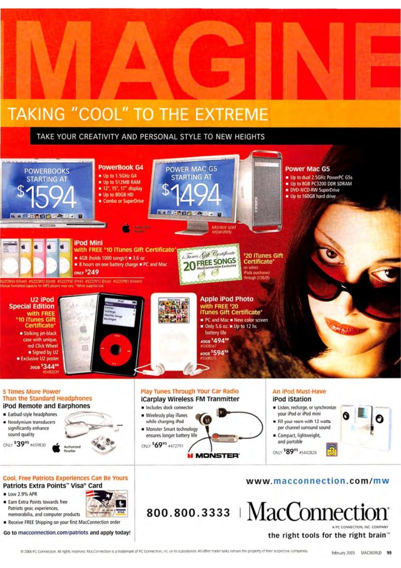 MacWorld0502February2005 — page 101