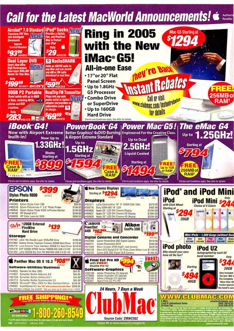 MacWorld0502February2005 — page 102