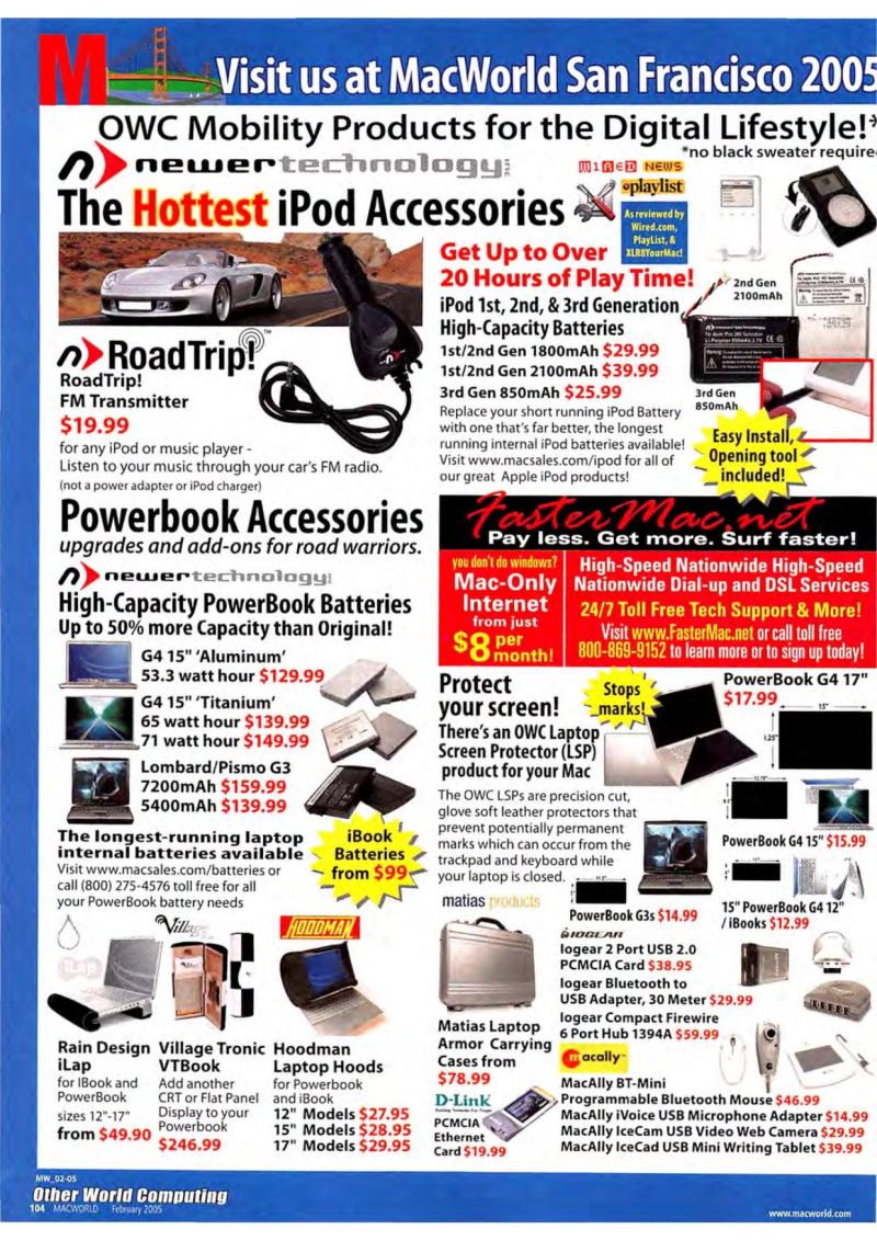 MacWorld0502February2005 — page 106