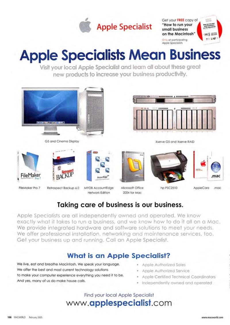 MacWorld0502February2005 — page 108