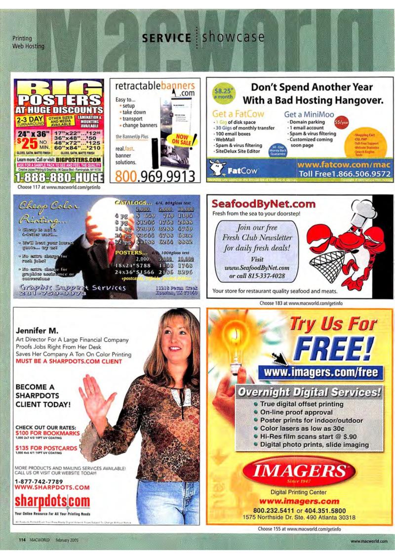 MacWorld0502February2005 — page 116