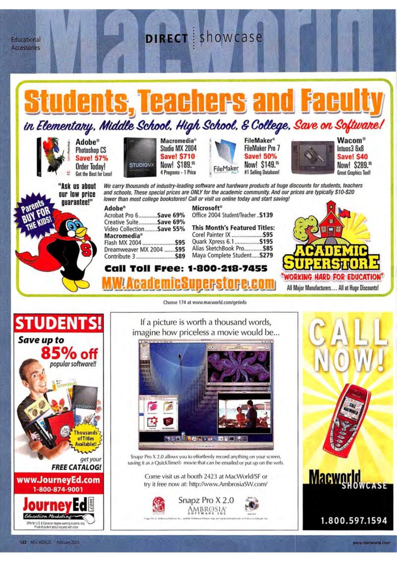 MacWorld0502February2005 — page 124