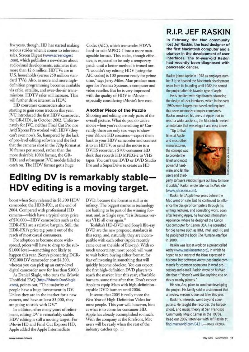 MacWorld0505May2005 — page 19