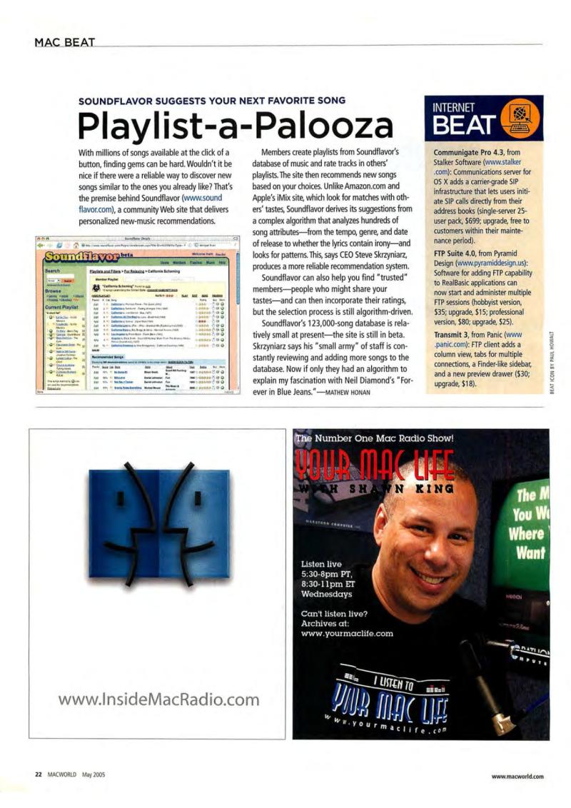 MacWorld0505May2005 — page 24