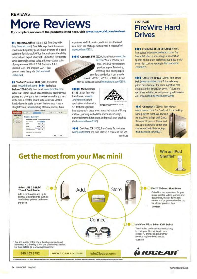 MacWorld0505May2005 — page 36
