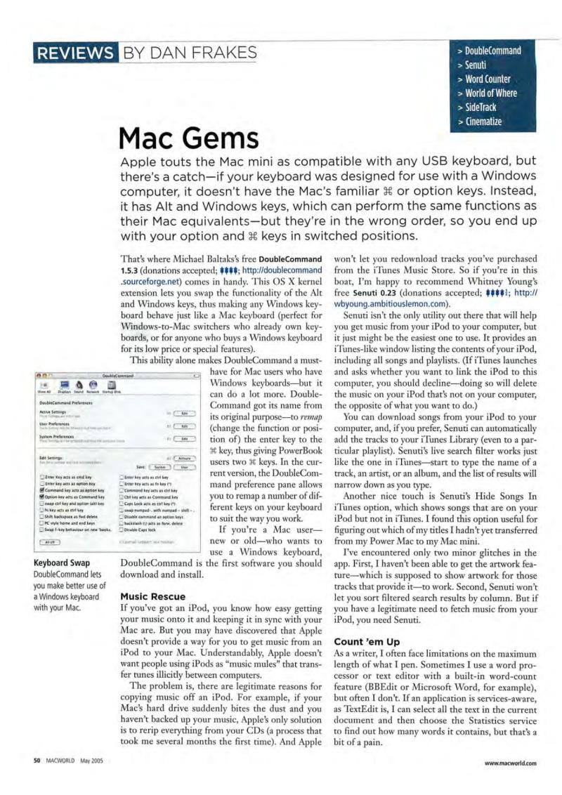 MacWorld0505May2005 — page 52