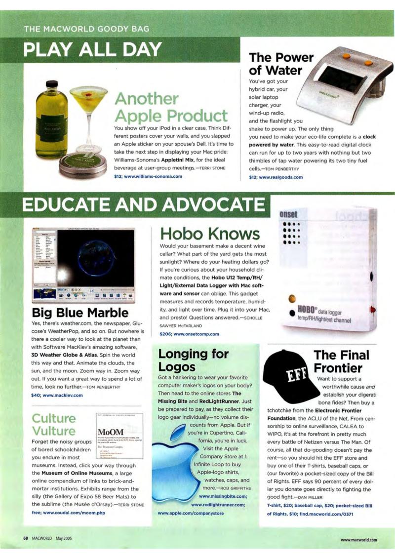 MacWorld0505May2005 — page 70