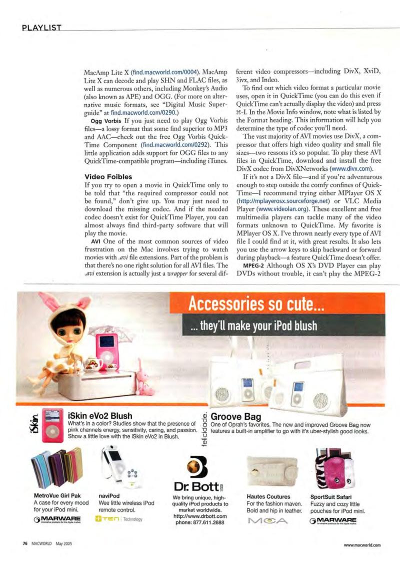MacWorld0505May2005 — page 78