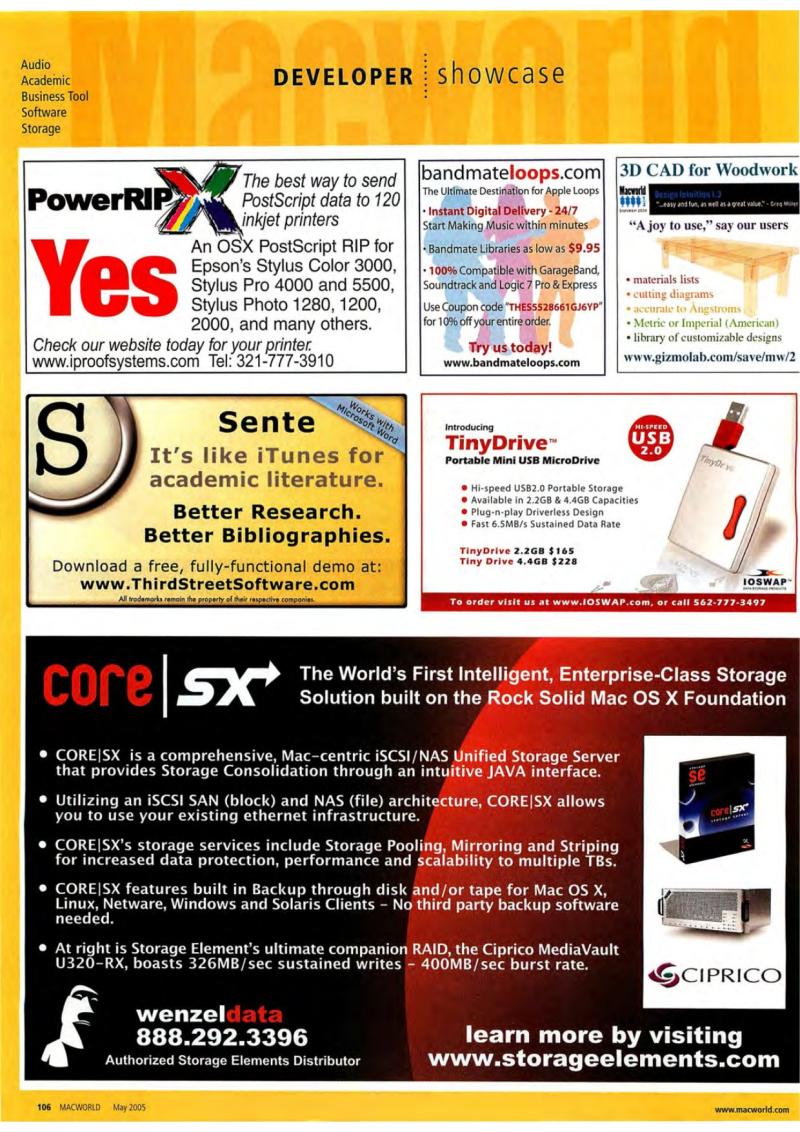 MacWorld0505May2005 — page 116