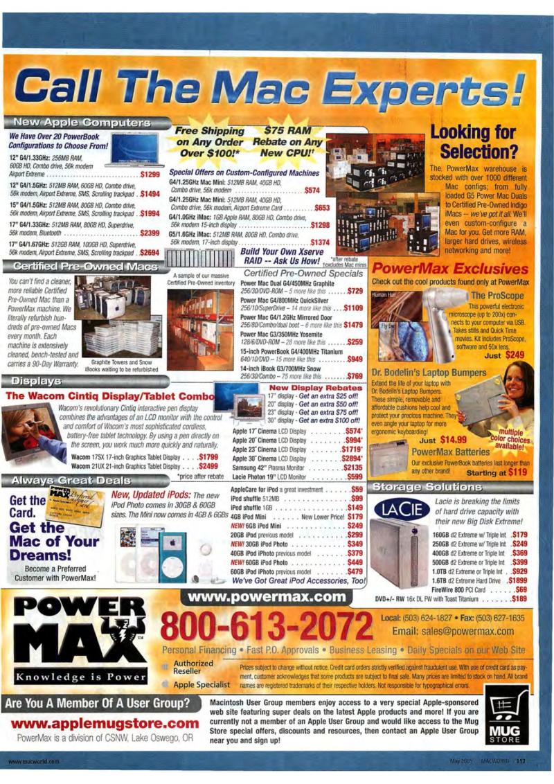 MacWorld0505May2005 — page 127