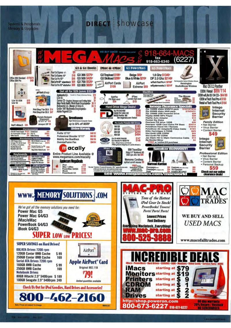 MacWorld0505May2005 — page 128