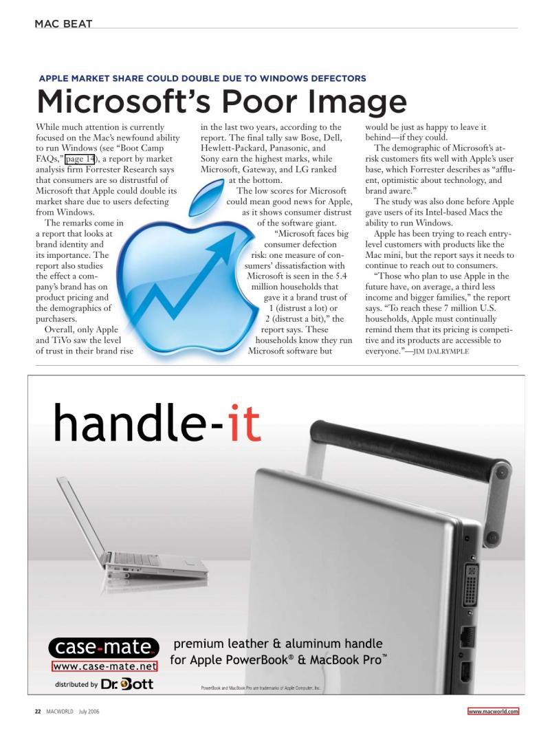 MacWorld0607July2006 — page 14