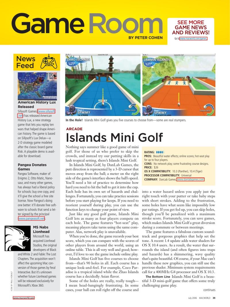 MacWorld0607July2006 — page 26