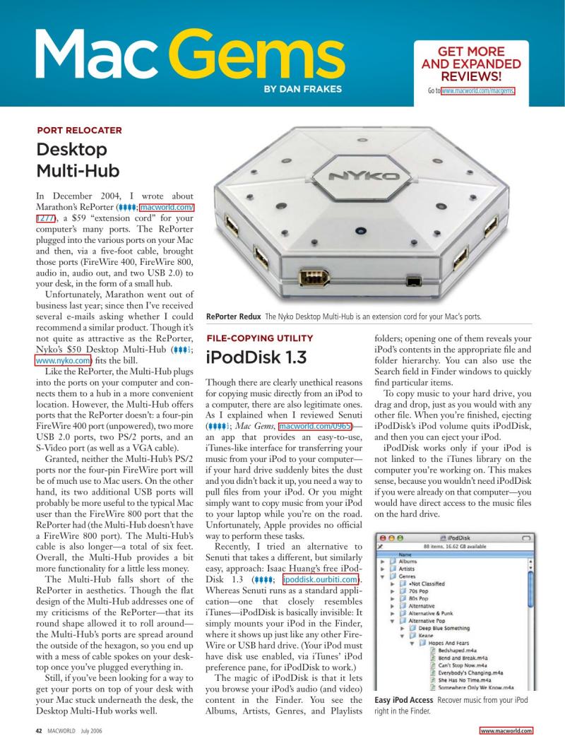 MacWorld0607July2006 — page 29