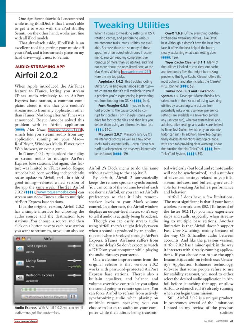MacWorld0607July2006 — page 30