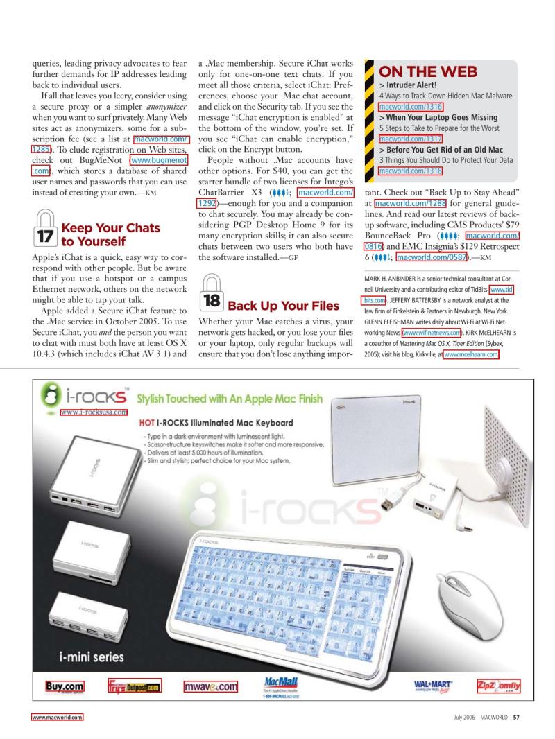 MacWorld0607July2006 — page 44