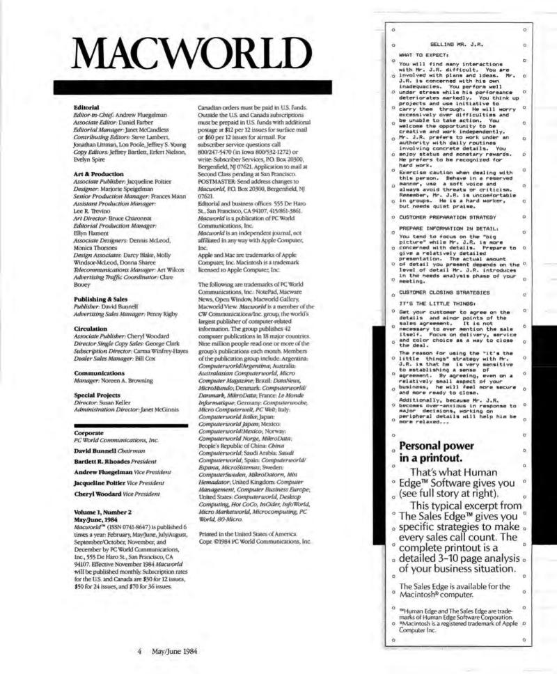 MacWorld8404April1984Premier — page 6