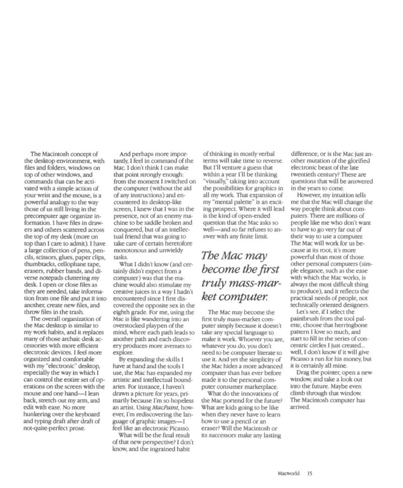 MacWorld8404April1984Premier — page 17