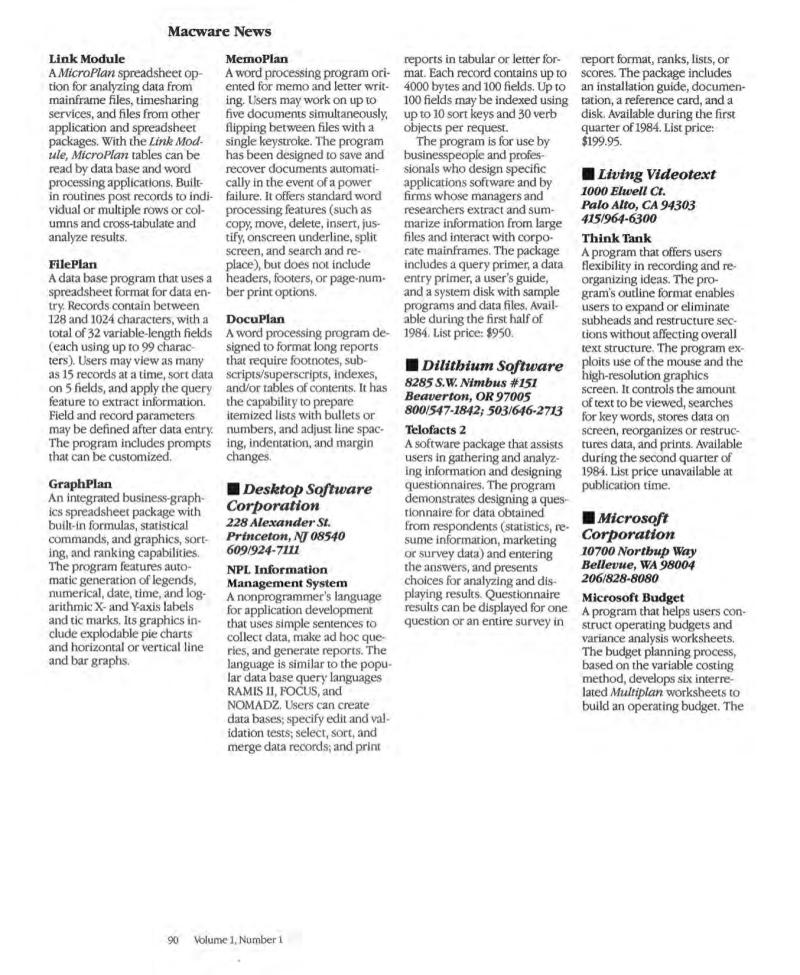 MacWorld8404April1984Premier — page 92
