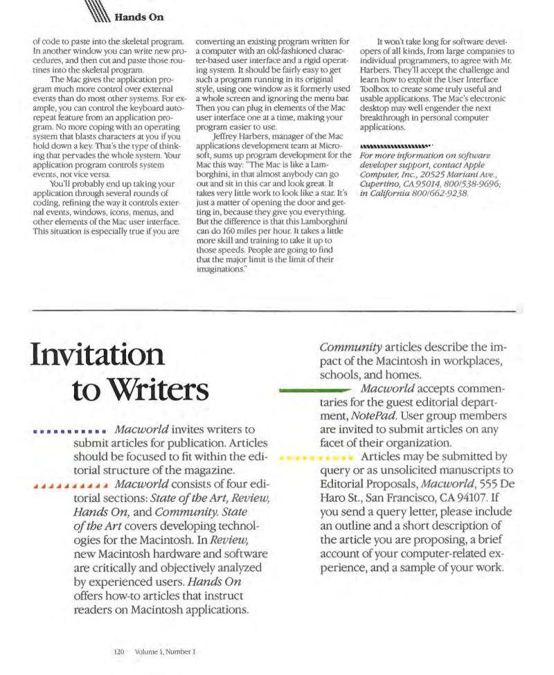 MacWorld8404April1984Premier — page 122