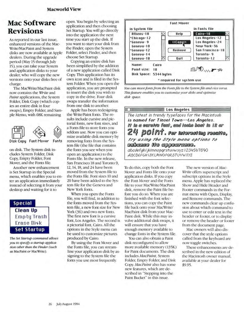MacWorld8407JulyAugust1984 — page 24