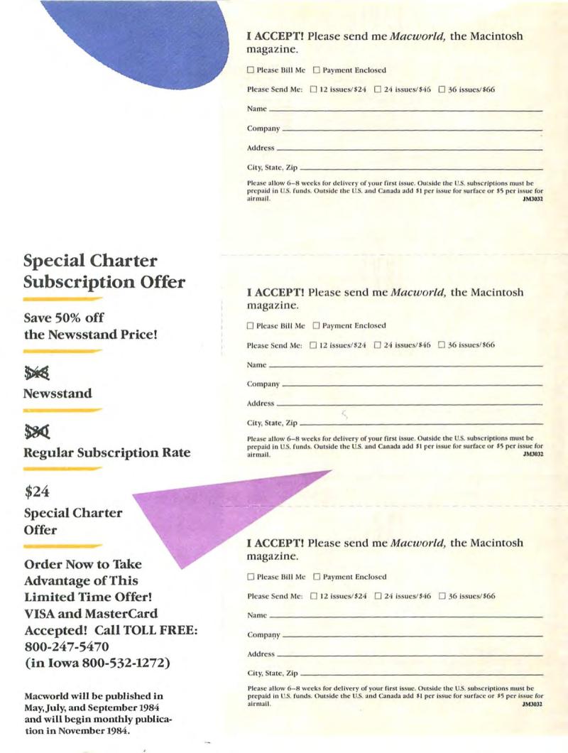 MacWorld8407JulyAugust1984 — page 29