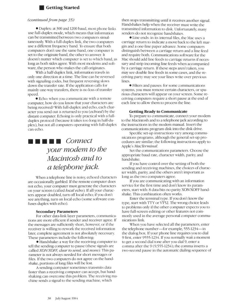 MacWorld8407JulyAugust1984 — page 36