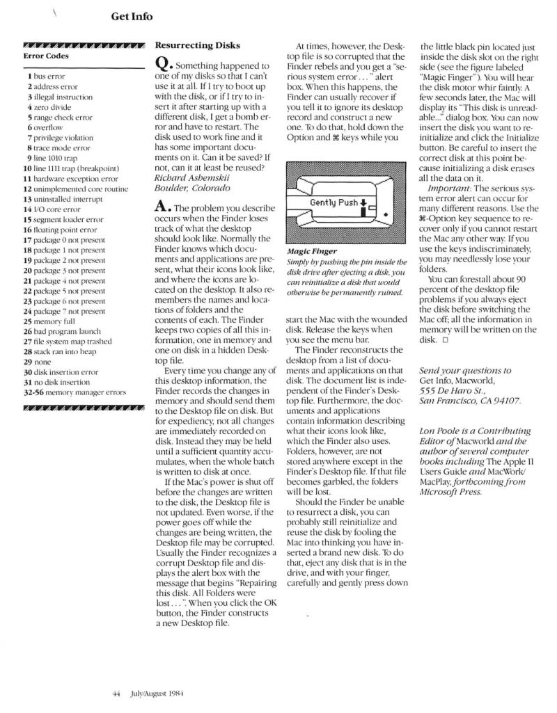 MacWorld8407JulyAugust1984 — page 42