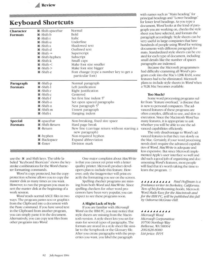 MacWorld8407JulyAugust1984 — page 80