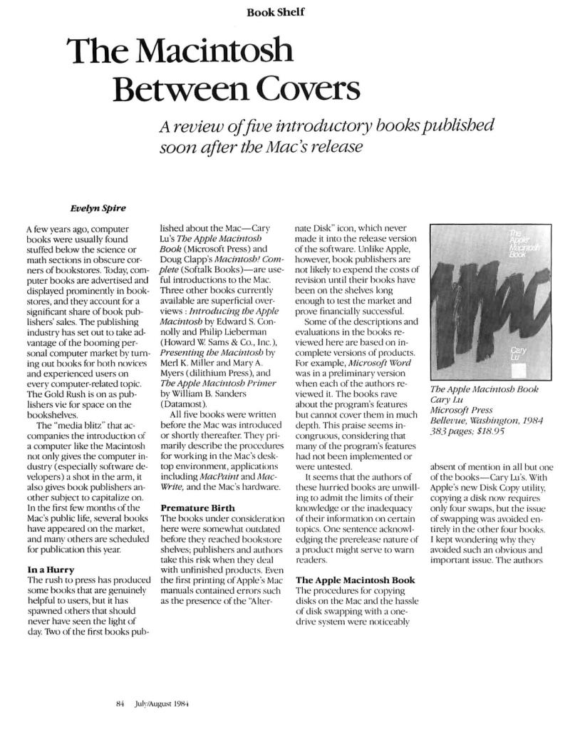 MacWorld8407JulyAugust1984 — page 82