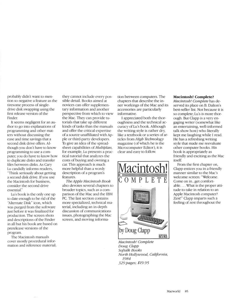 MacWorld8407JulyAugust1984 — page 83