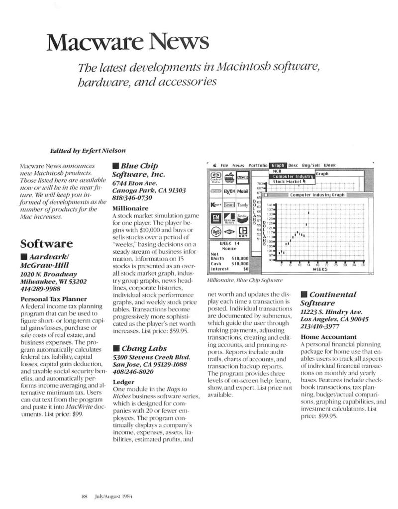 MacWorld8407JulyAugust1984 — page 86