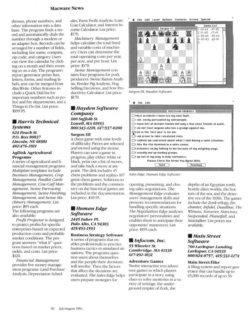 MacWorld8407JulyAugust1984 — page 88