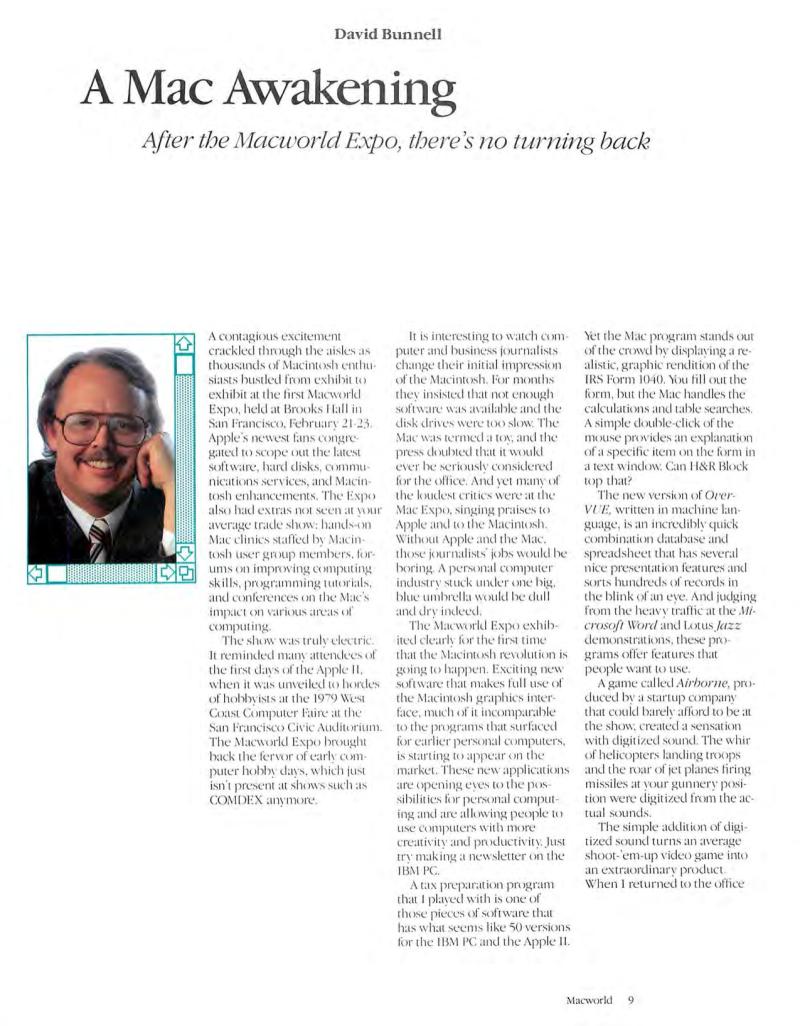 MacWorld8505May1985 — page 11