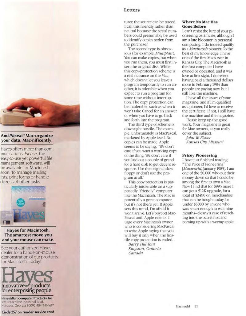 MacWorld8505May1985 — page 25
