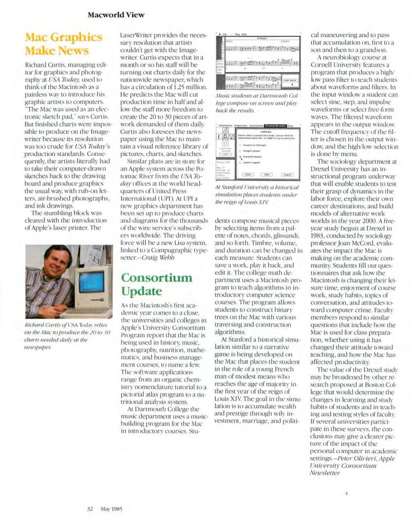 MacWorld8505May1985 — page 36