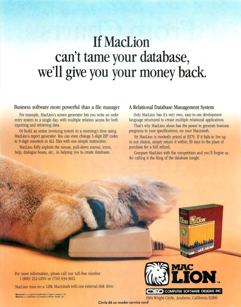MacWorld8505May1985 — page 43