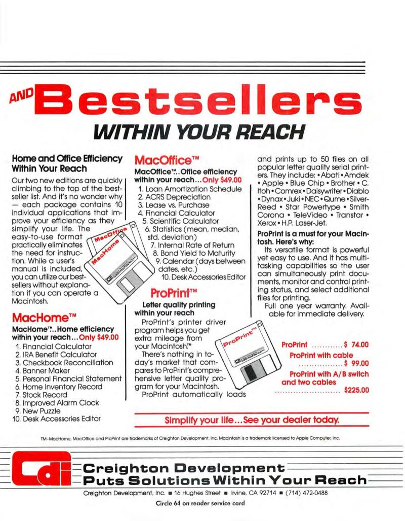 MacWorld8505May1985 — page 57