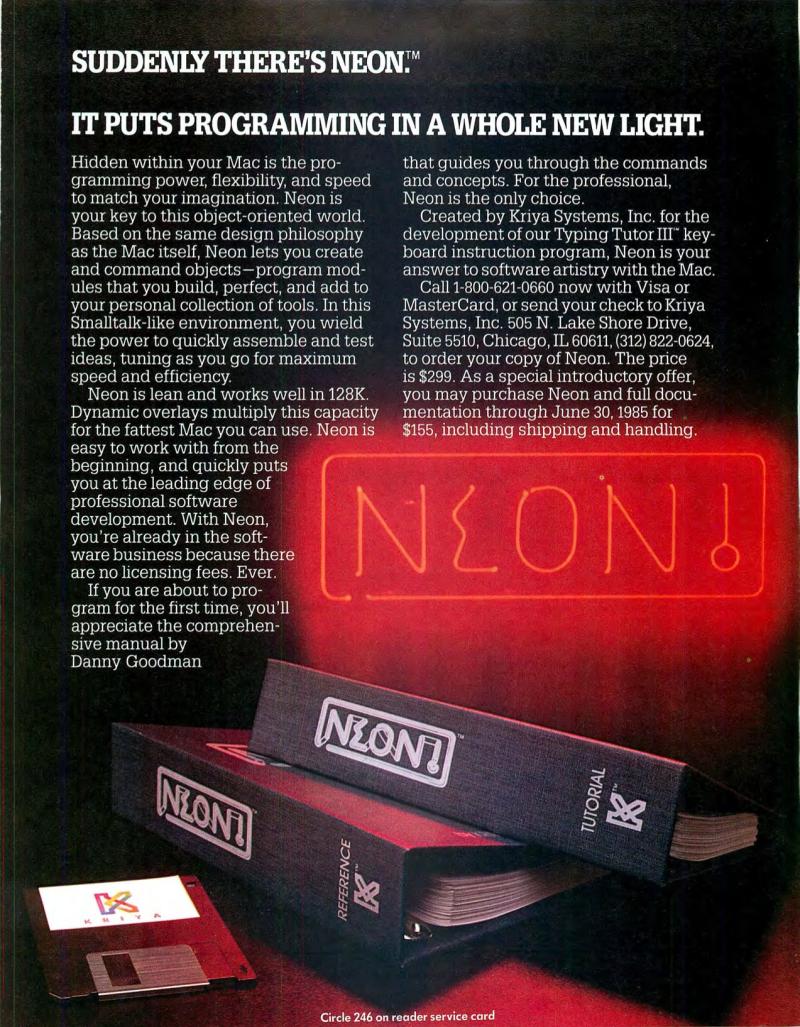 MacWorld8505May1985 — page 59