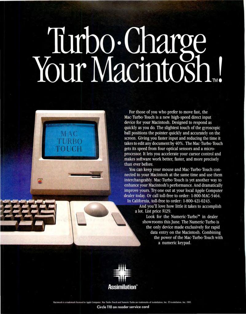 MacWorld8505May1985 — page 73