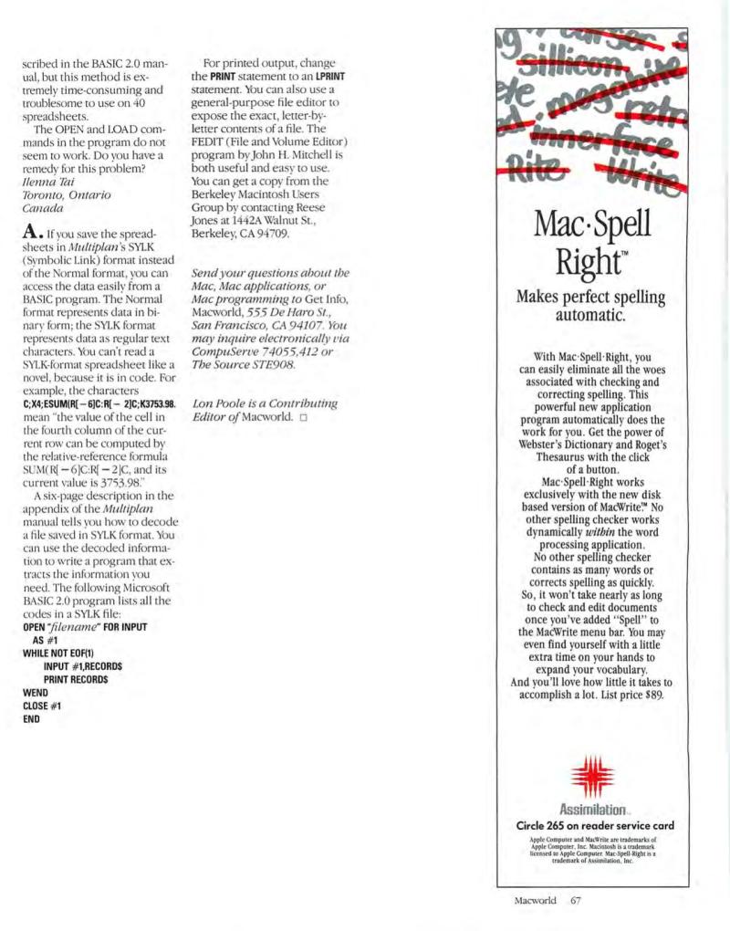 MacWorld8505May1985 — page 75