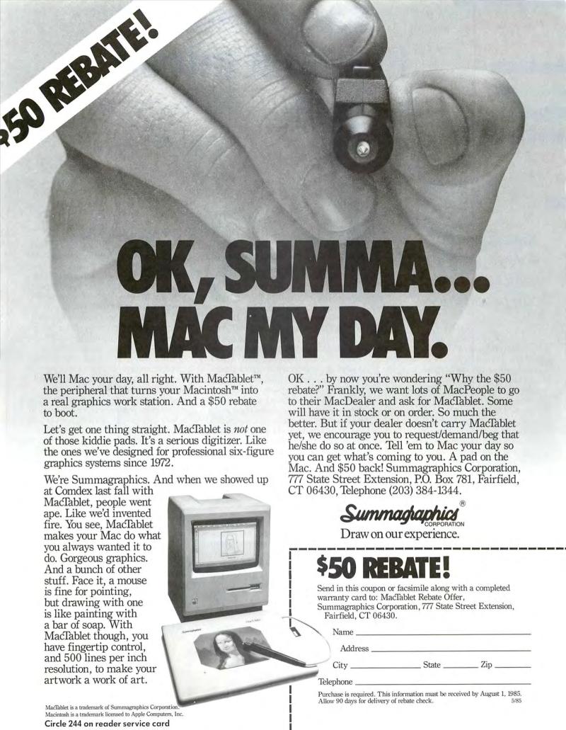 MacWorld8505May1985 — page 103