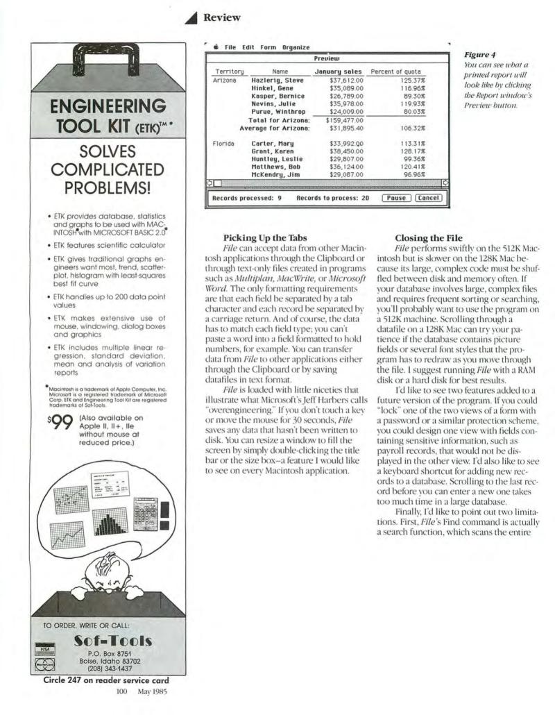 MacWorld8505May1985 — page 108